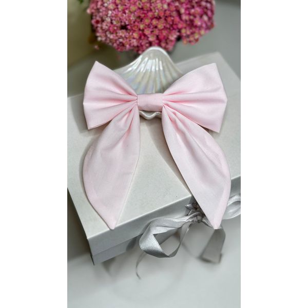Laço Amélia Liso Rosa claro