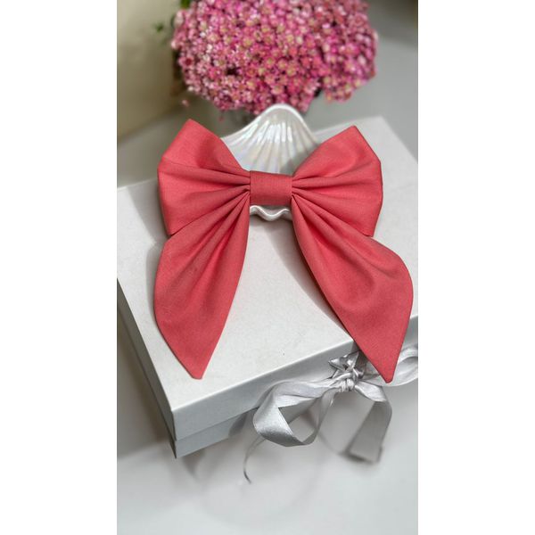 Laço Amélia Liso Coral