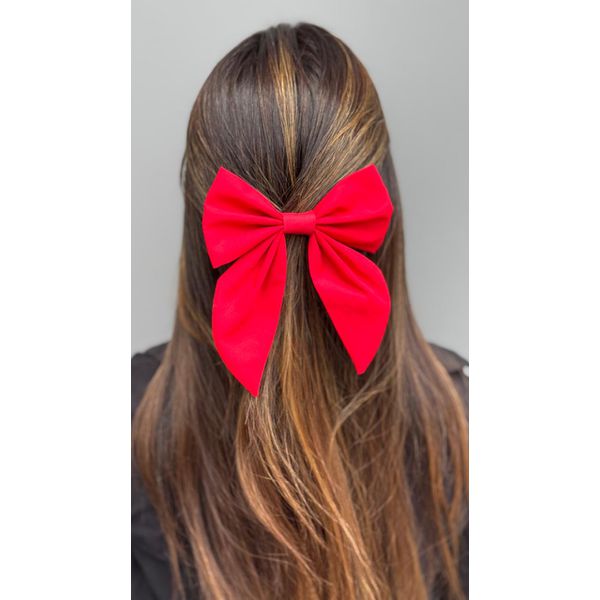 Laço Amélia Liso Vermelho