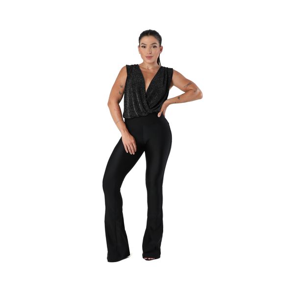 CALÇA FLARE POWER - PRETO