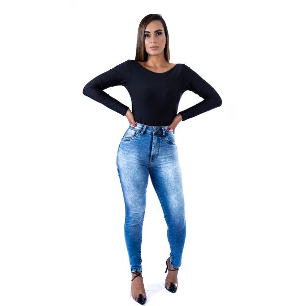 Body feminino com calça jeans sales