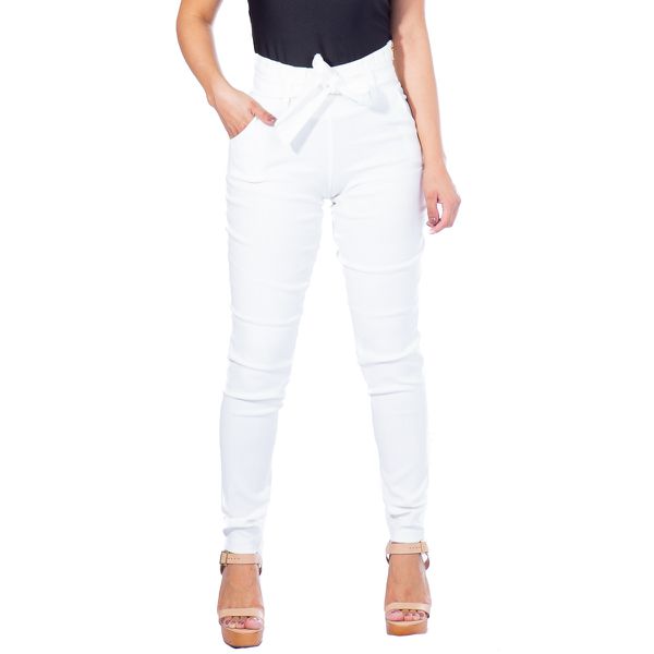 Calça branca bengaline cheap