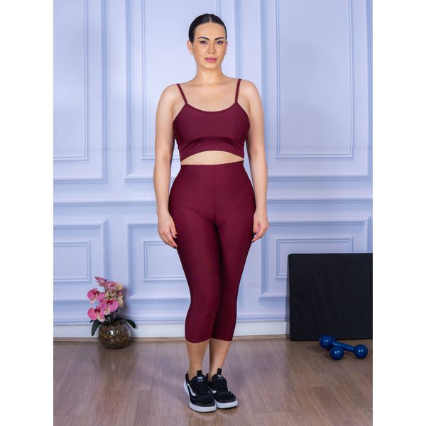 Conjunto Corsário e Top Alça Bordo