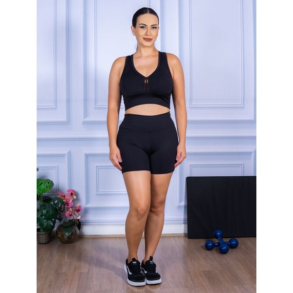Conjunto Shorts e Top Nadador Suplex Preto