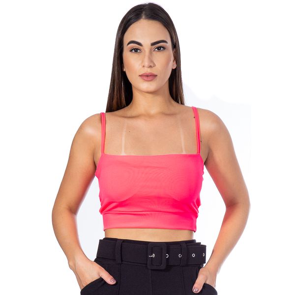 Cropped Suplex com Alça Rosa Pink