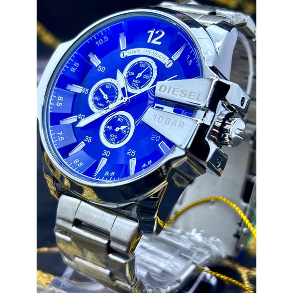 10 BAR PRATA FUNDO AZUL LINHA BANHADA