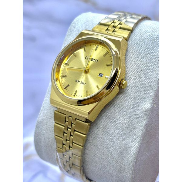CASIO WR FEMININO REDONDO DOURADO