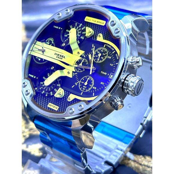 DIESEL 3 BAR CAMALEÃO PRATA COM AMARELO LINHA PREMIUM