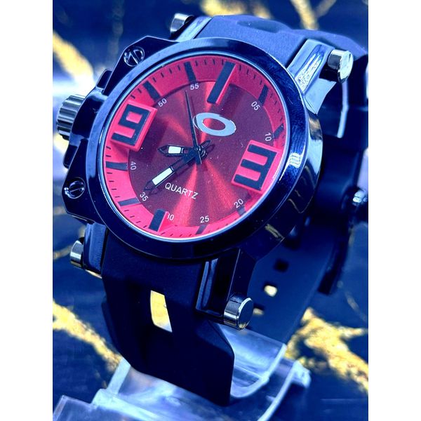 OAKLEY QUATZ FUNDO VERMELHO