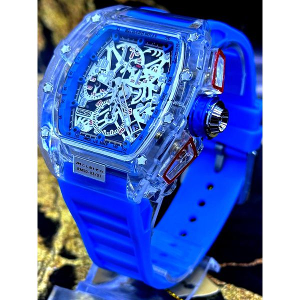 RICHARD MILLE MC LAREN PULSEIRA AZUL