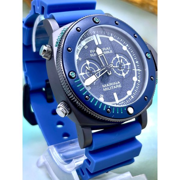 RELÓGIO PANERAI PULSEIRA AZUL