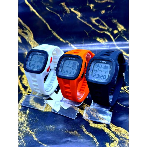  Kit 3 XUFENG Relógios Esportivos Dia a Dia Homem / Mulher (Unissex)