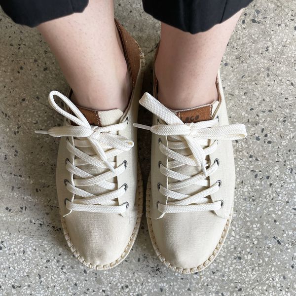 Tenis cheap flatform palha