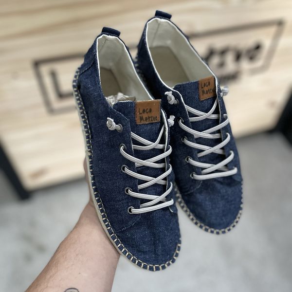 Alpargatas T nis Star Jeans Azul LOCOMOTIVE STORE