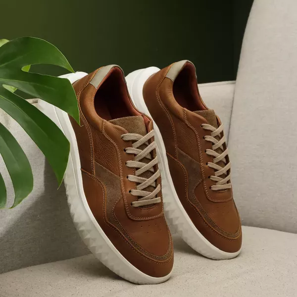 Monaco 37500 Couro Grease Castor Camurça Coyote Grease Pistache Sola Gelo