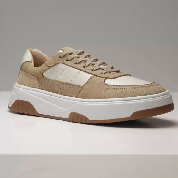 Malibu 30701 Couro Floater Off Selaria Taupe Camurça Bege Sola Gelo Hamber