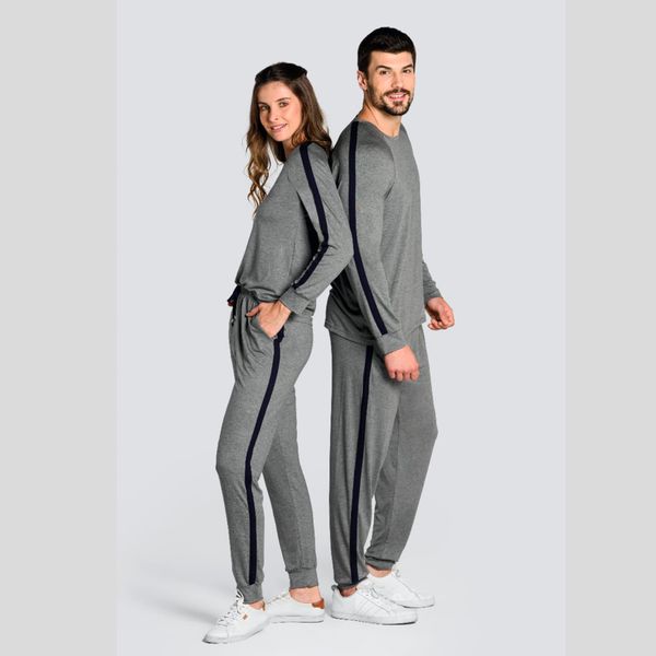 PIJAMA INVERNO UNISSEX - MESCLA