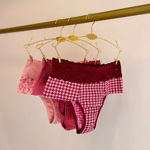 KIT CALCINHA MICROFIBRA CÓS EM RENDA - COM 03 PEÇAS - SANDIA/PIEDPOULE/FLORAL