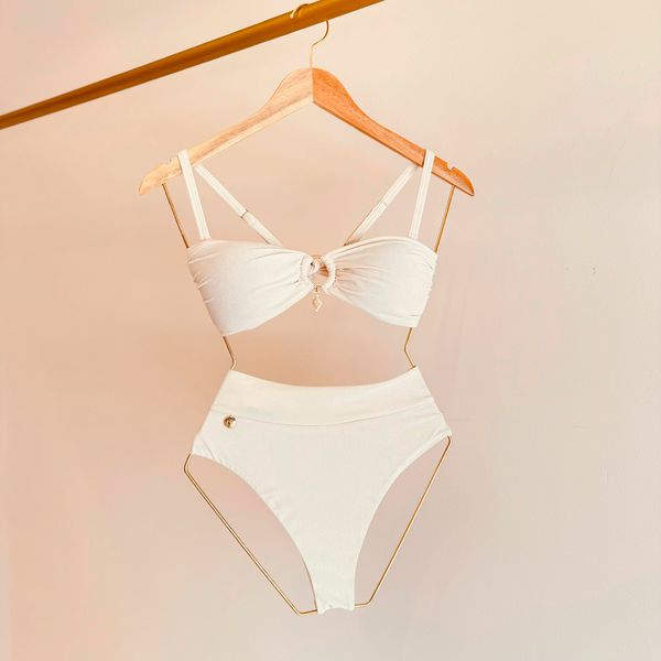 TOP DORIS TOMARA QUE CAIA BIQUINI - OFF-WHITE