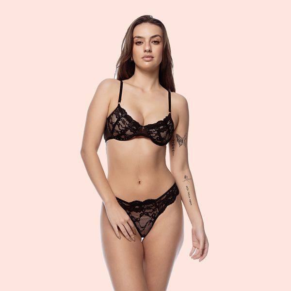 0463 FIO RENDA LOVE - PRETO