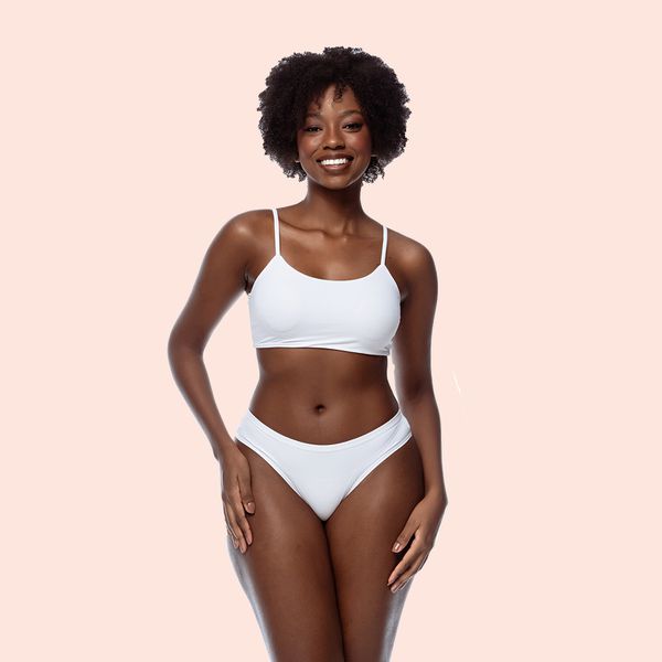 CALCINHA TANGA MICROFIBRA - BRANCO