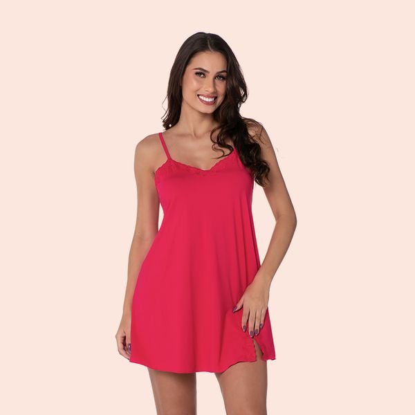 CAMISOLA SEM BOJO FENDA BASICA MICROFIBRA - LICHIA