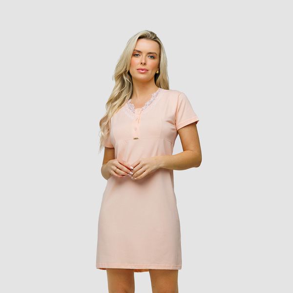 CAMISOLA PEITILHO COM RENDA E BOTÕES - LARANJA