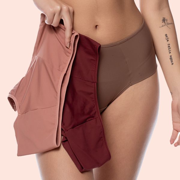 KIT CALCINHA MICROFIBRA HOT PANTS - COM 03 PEÇAS - CALLAS/CASTANHO/SENSUALE