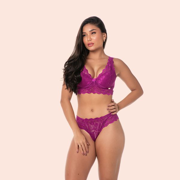 CALCINHA FIO DUPLO RENDA - ODALISCA