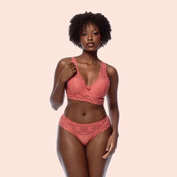 CALCINHA FIO DUPLO RENDA - MADRAS