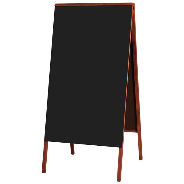 Cavalete de Calçada 120x60cm de Madeira - Preto Fosco