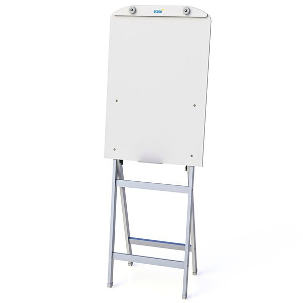 Flip Chart Quadro Branco Soft 60x90cm De Madeira - Cinza