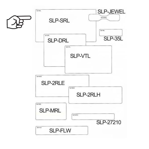 Etiqueta Pimaco Impressão Térmica Smart Label SLP-SRL 54x101mm 1 Rolo com 170 