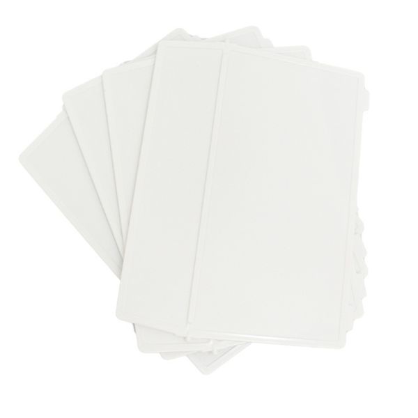 Divisória Para Fichário de Mesa 4x6 Pct/9 Branco