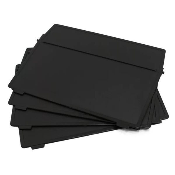 Divisória Para Fichário de Mesa 4x6 Pct/9 Preto