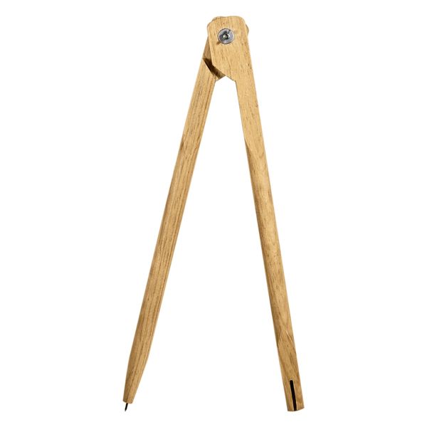 Compasso para Giz Quadro Escolar com 40cm em Madeira