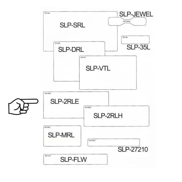 Etiqueta Pimaco Impressão Térmica Smart Label SLP-2RLE 36 x 89 mm 2 Rolos 380