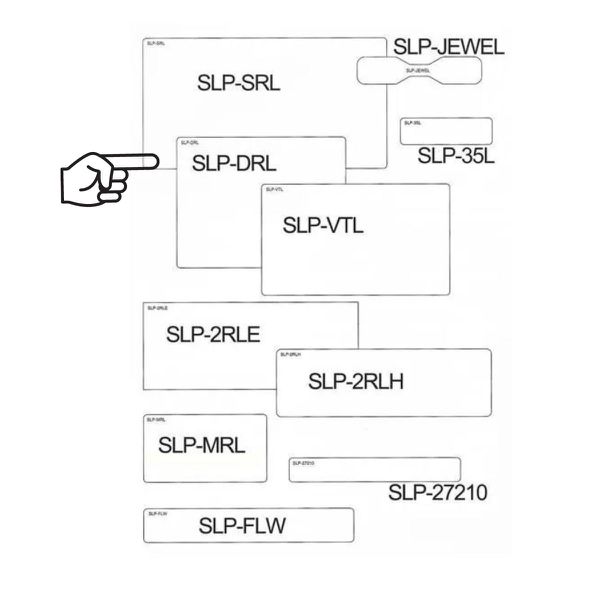 Etiqueta Pimaco Impressão Térmica Smart Label SLP-DRL 54 x 70 mm 1 Rolos 238