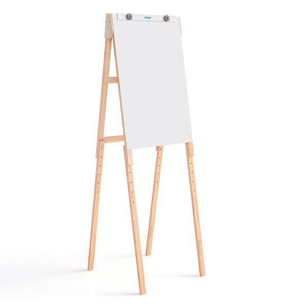 Flip Chart Quadro Branco Compact Line 56x87cm de Madeira