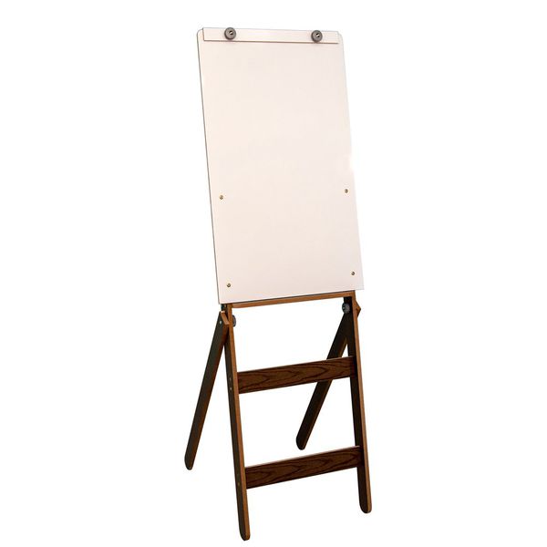 Flip Chart Quadro Branco Fit 54x90cm De Madeira Mdf 