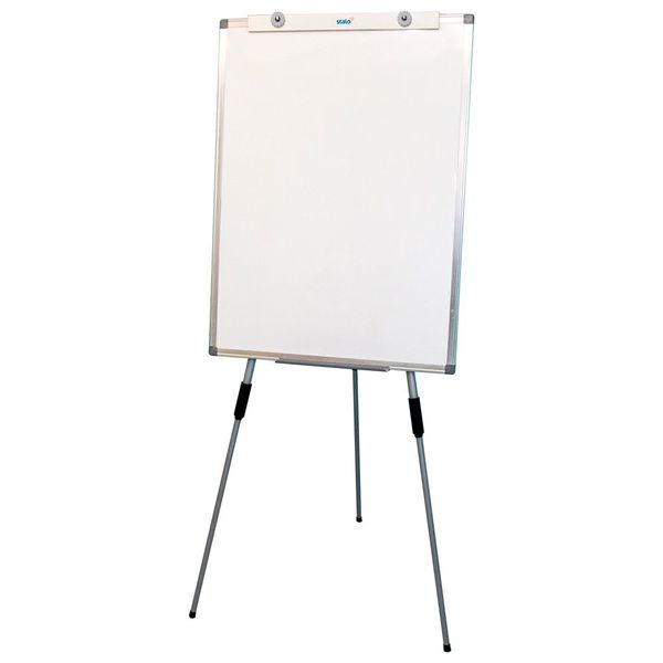 Flip Chart Quadro Branco Office Magnético 67x90cm Tripé Retrátil