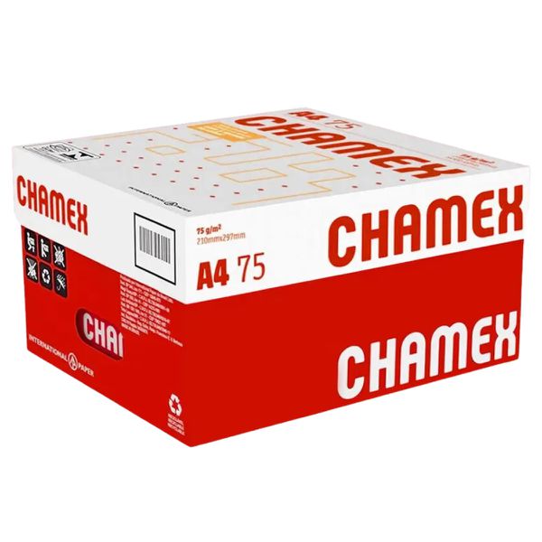 Papel Sulfite A4 Chamex 75 g 10 Pacotes com 500 fls.