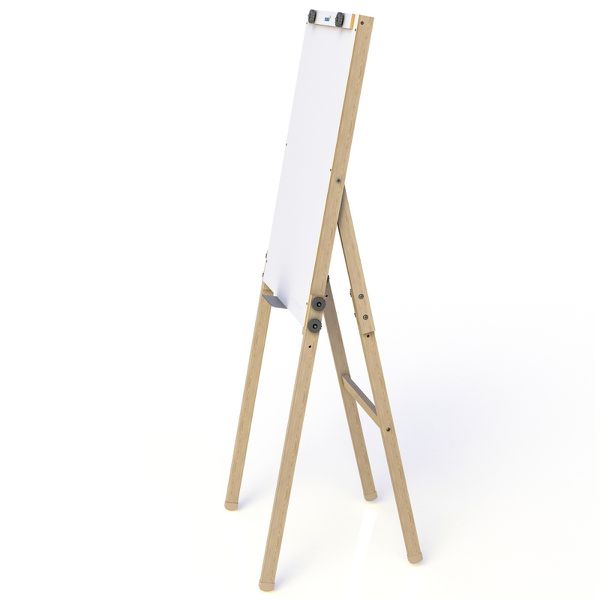 Flip Chart Soft Dobrável 57x88cm Quadro Branco E Porta Bloco