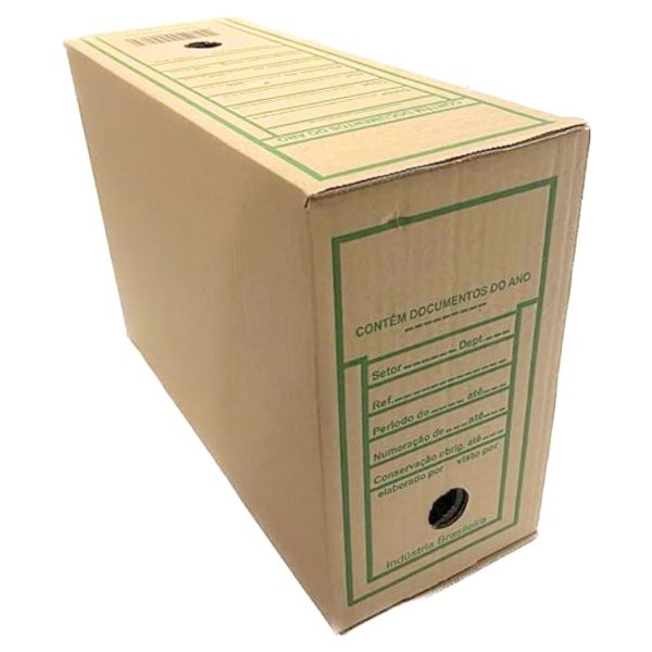 Caixa Arquivo Morto Papelão 35 x 13,3 x 24,7cm 240g