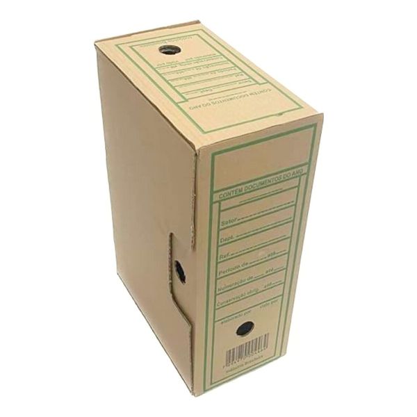 Caixa Arquivo Morto Papelão 35 x 13,3 x 24,7cm 240g