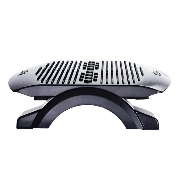  Apoio Para Pés Ergonômico Ajustável Preto Antiderrapante