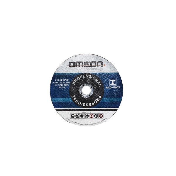Disco de Corte Fino Super 7" Aço Carbono - Inox Ômega - Cortes Precisos