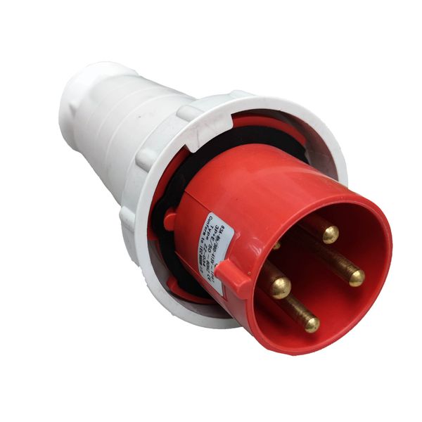 PLUG 3P+T 63A 6H VERMELHO OMG-4576 - Conexão Potente | Loja Caravelas