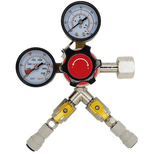 Regulador de Pressão CO2 para Chopp 2 Saídas 