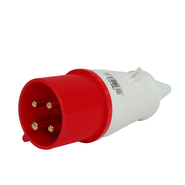 PLUG 3P+T 32A 6H VERMELHO OMG-4276 - Conexão Eficiente | Loja Caravelas